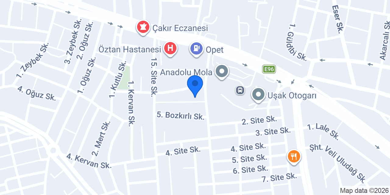 ALTINÖZ DEKOR konumu