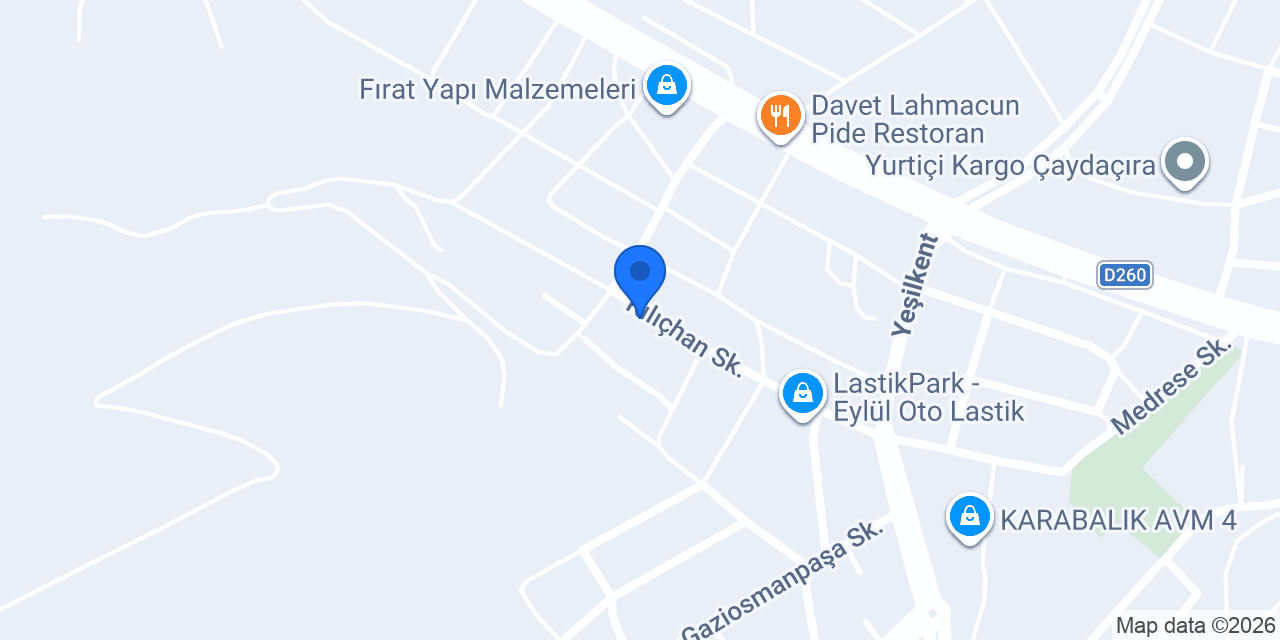 Terzi Evi Yeşilkent konumu