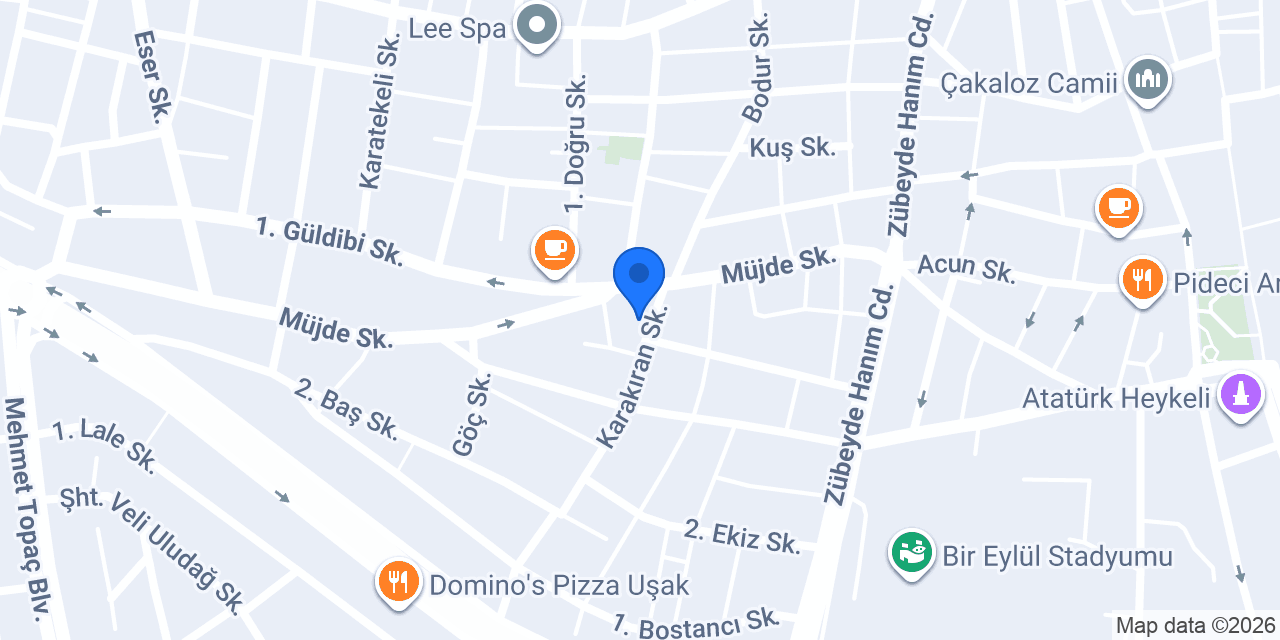 Kebap istasyonu konumu