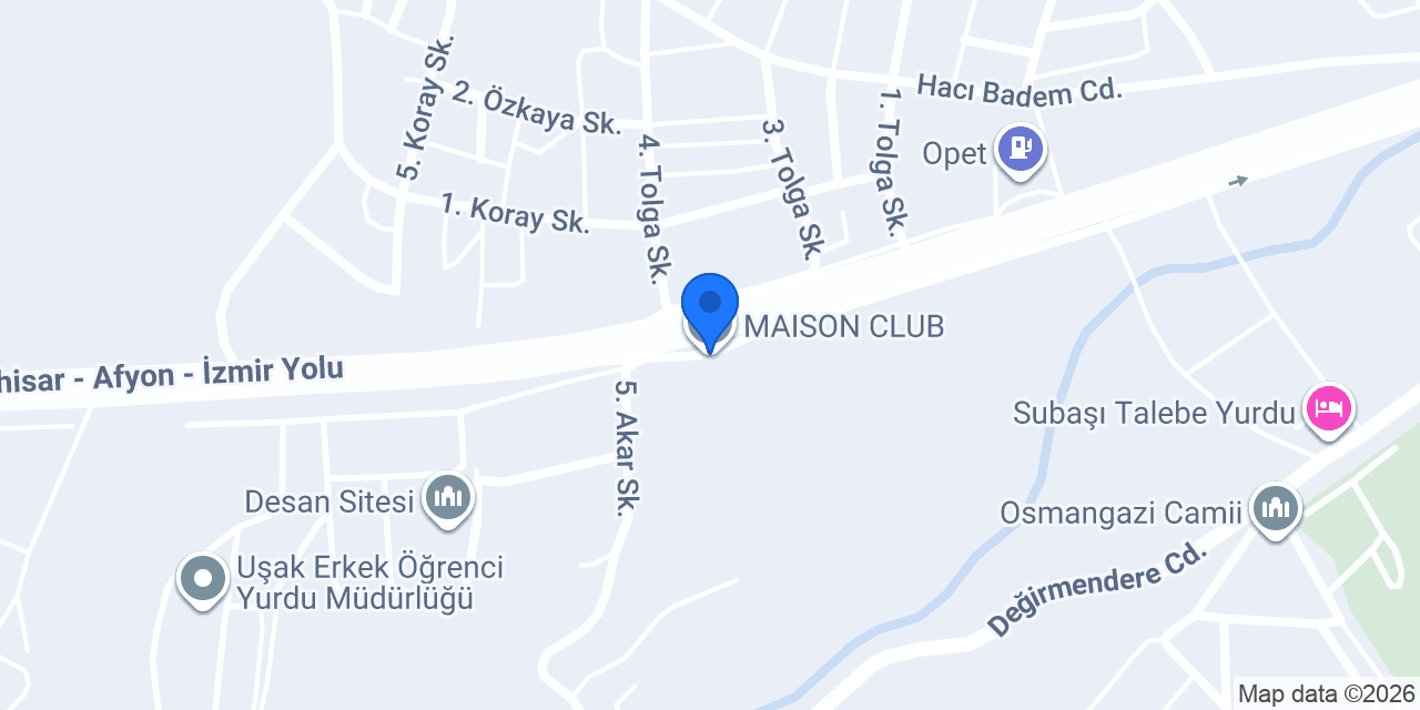 MAISON CLUB konumu