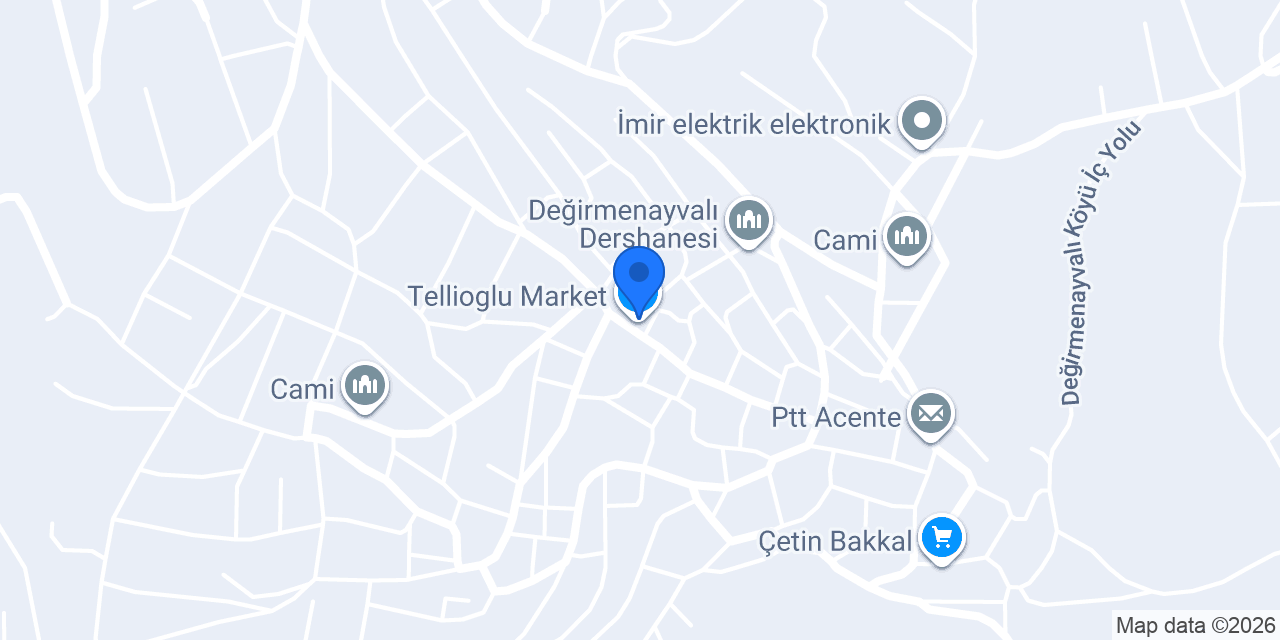 Tellioglu Market konumu