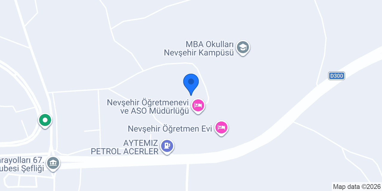 Asgard Yurt Nevşehir konumu