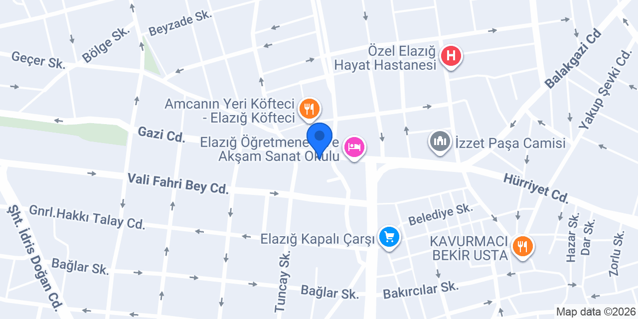 Aksın Eczanesi konumu