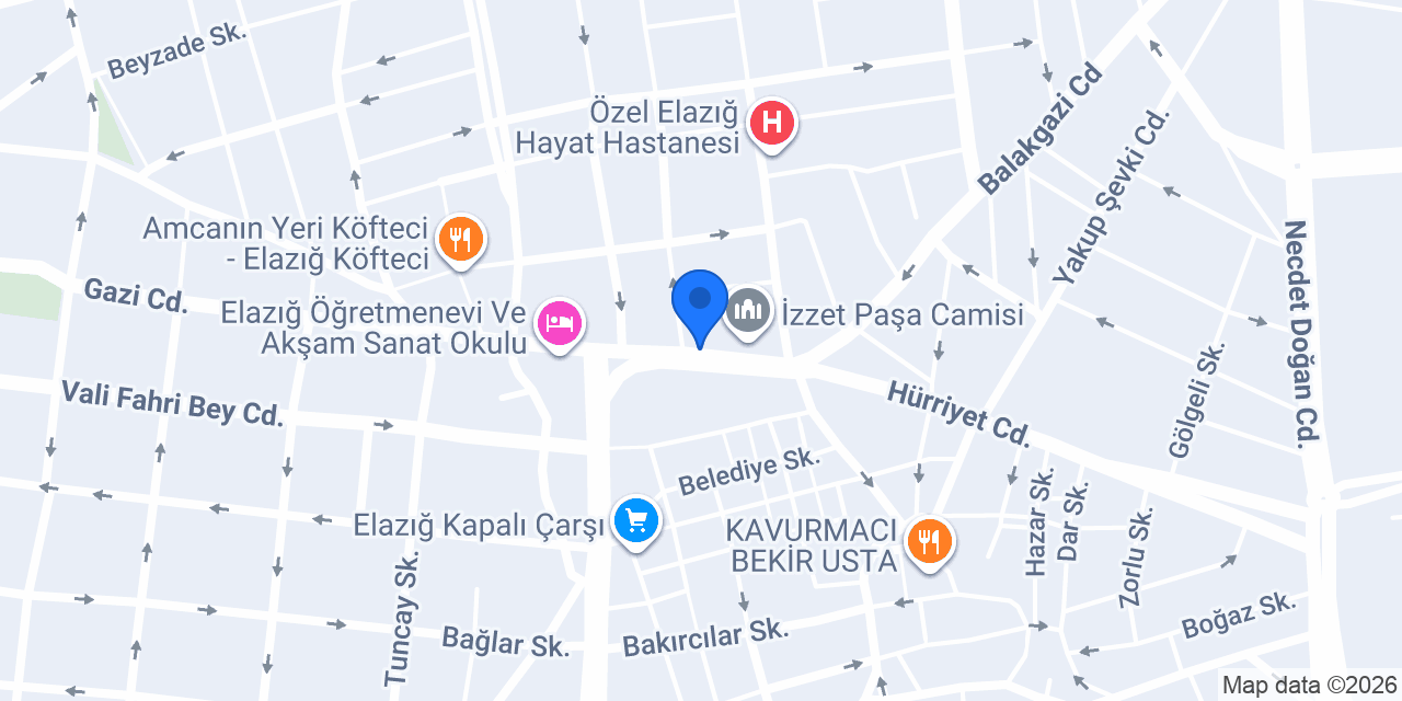Elazığ Döviz konumu