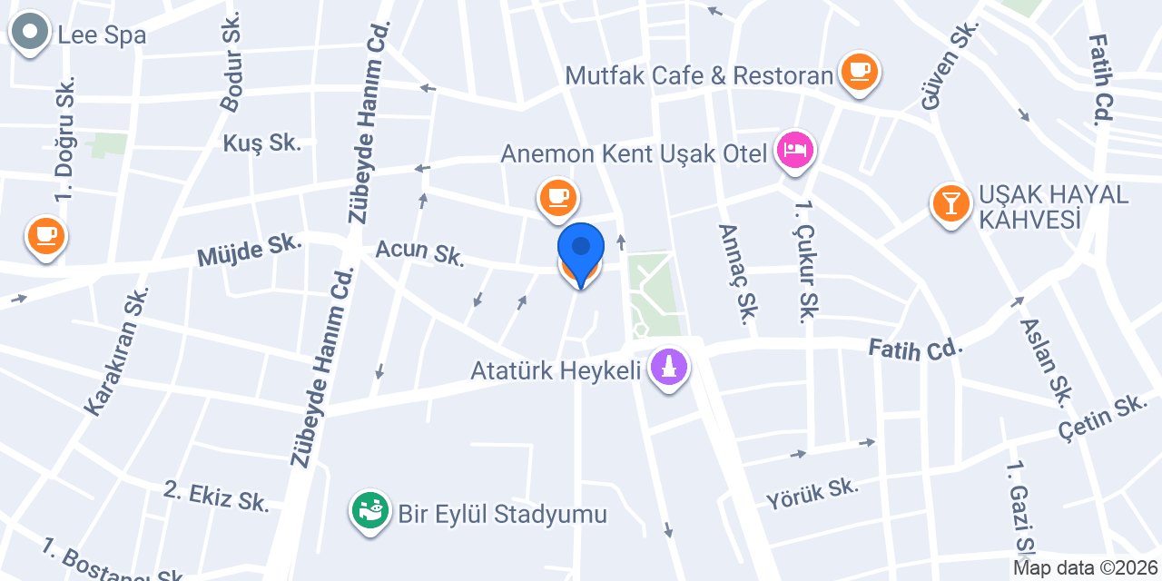 UŞAK ARDA DELUXE HAİR konumu