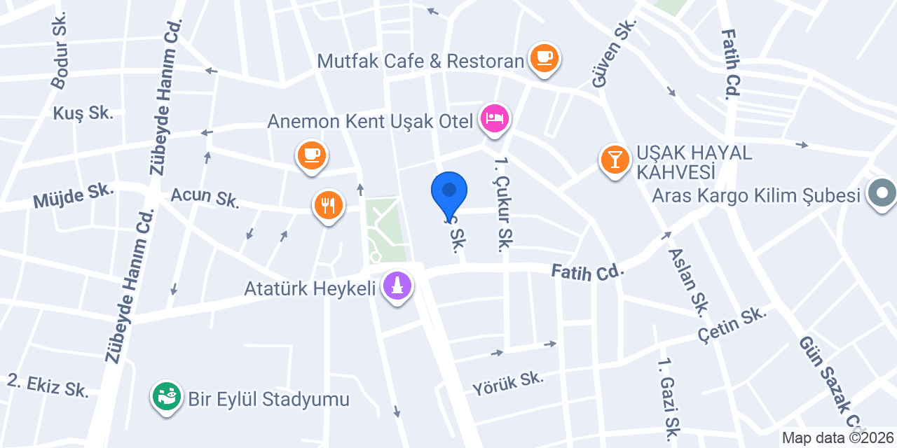 Papatyam Çiçek Evi konumu