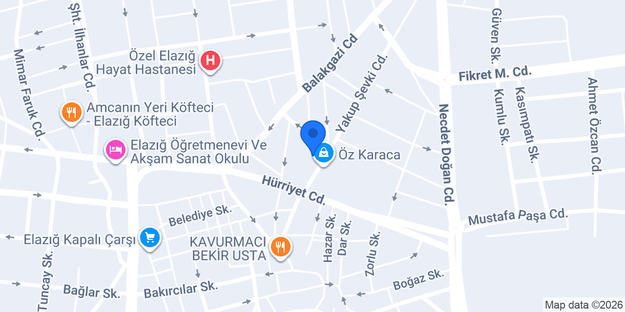Büyükfırat Sigorta konumu