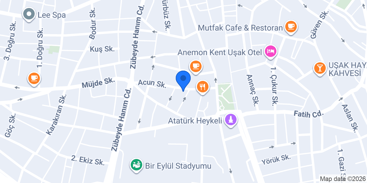 Dağınık Cafe Bistro konumu