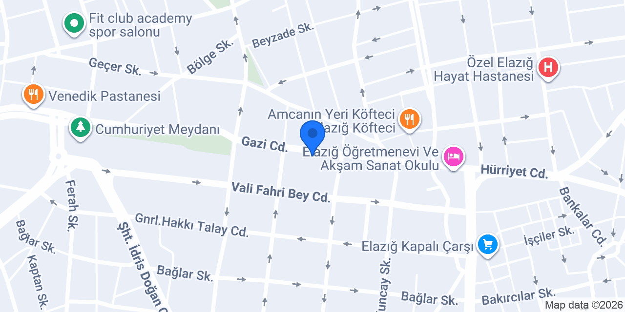 Harput Kitap Kırtasiye ( KR STORE ) konumu