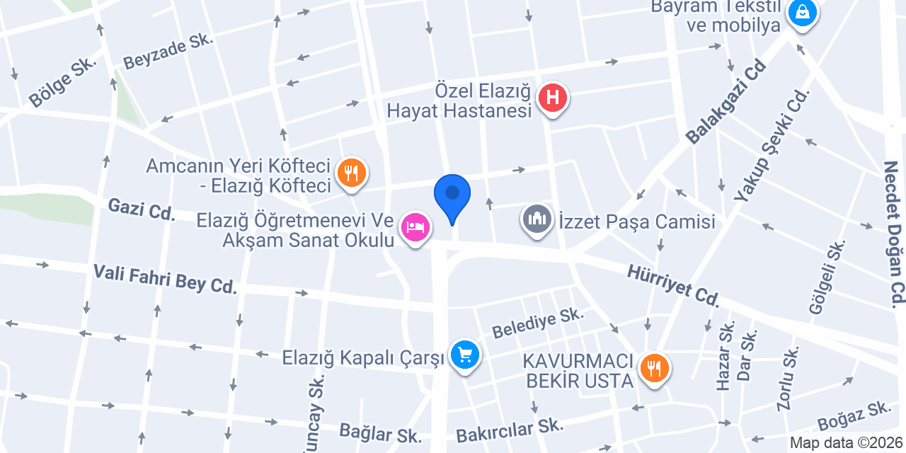 Teras Cafe konumu