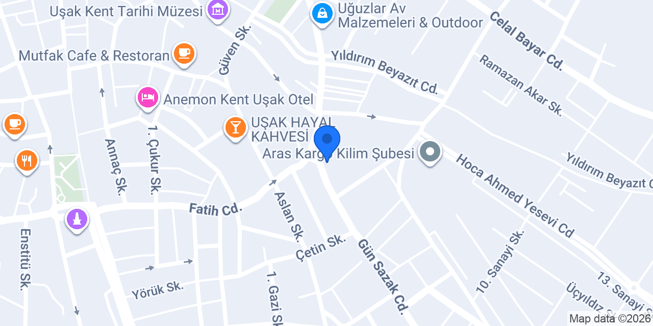 My Garage Bakım konumu