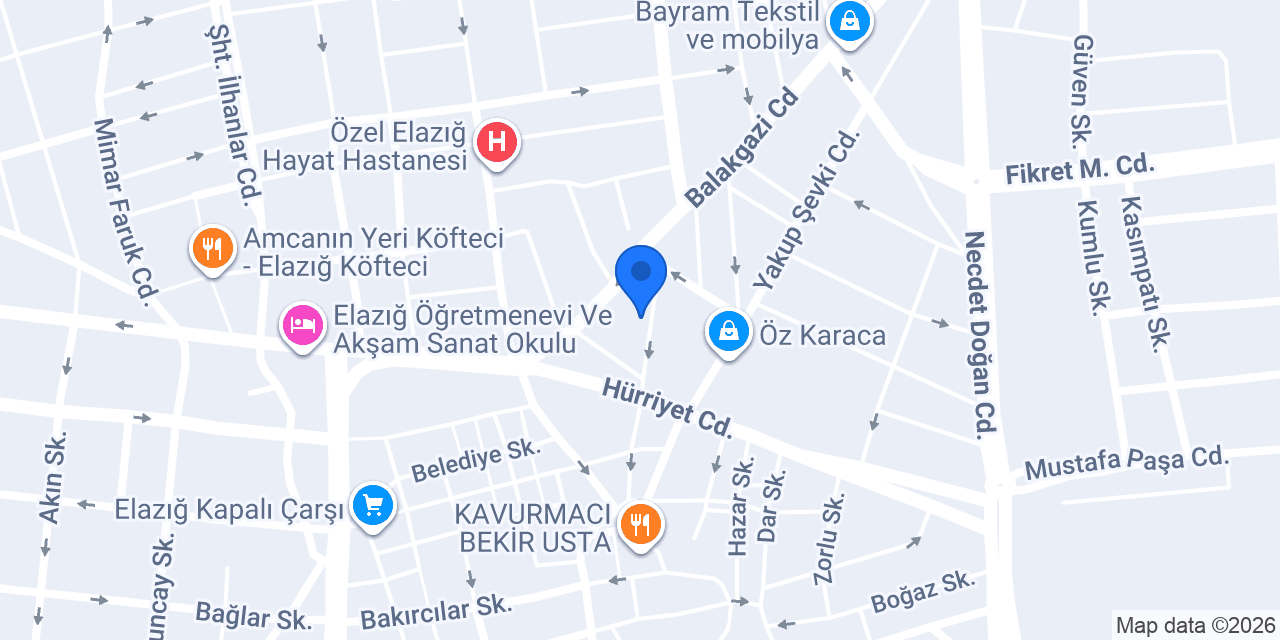Yağmur Restaurant konumu