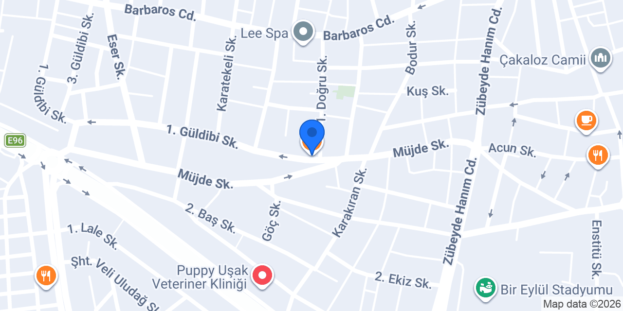 Kampüs Kafe Unlu Mamuller konumu