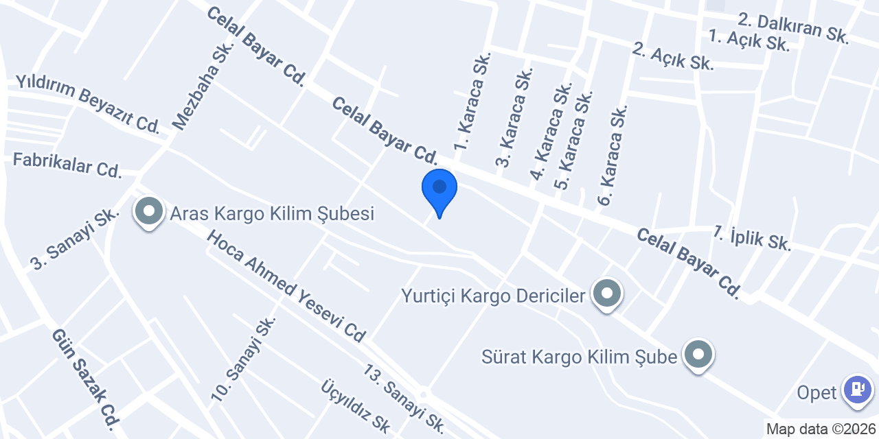 BoraCar konumu