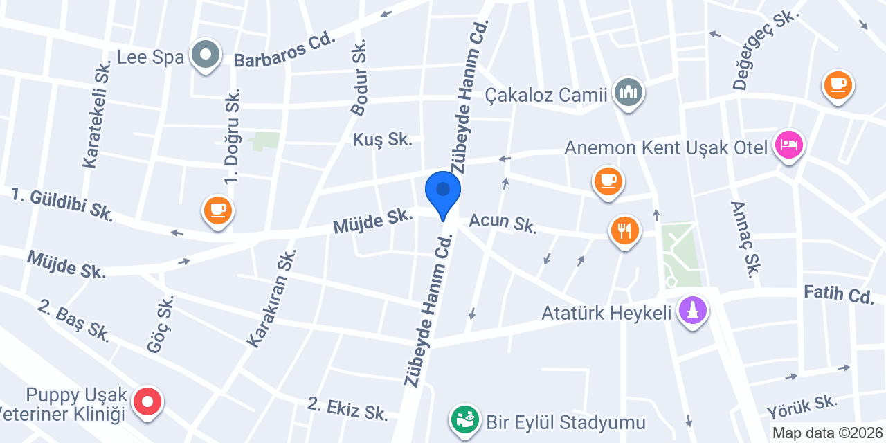 Belıss Bayan Kuaförü konumu