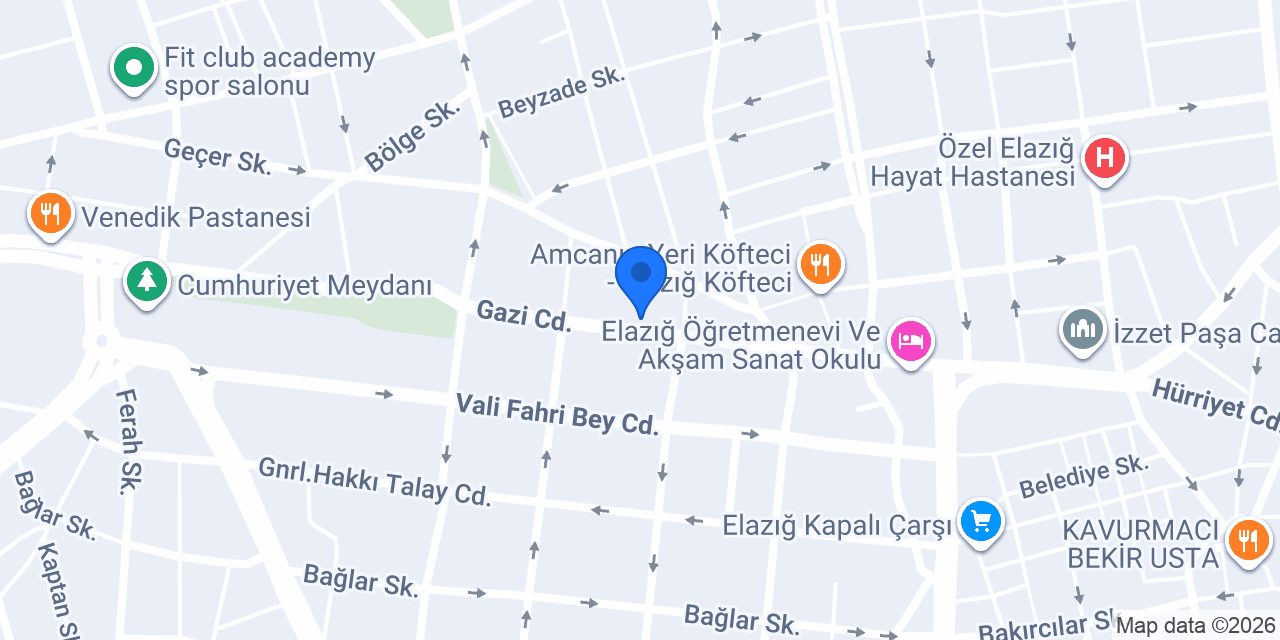 Kral Künefe konumu