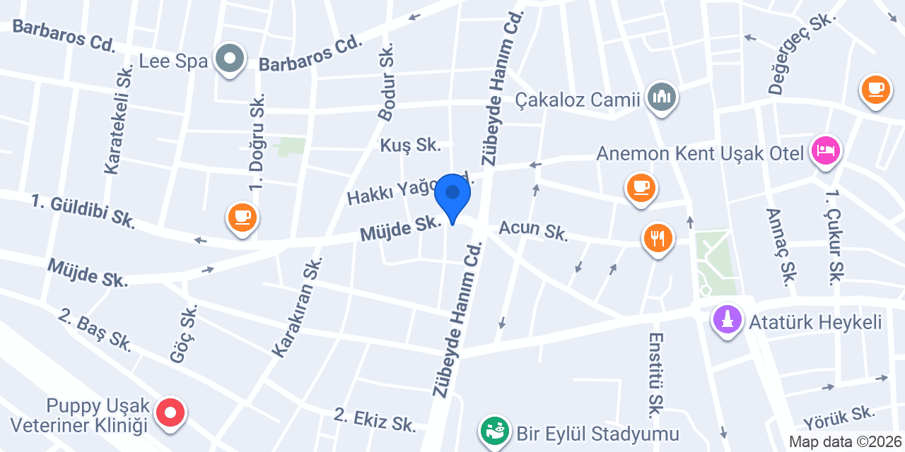 Gamze Kuaför Salonu konumu