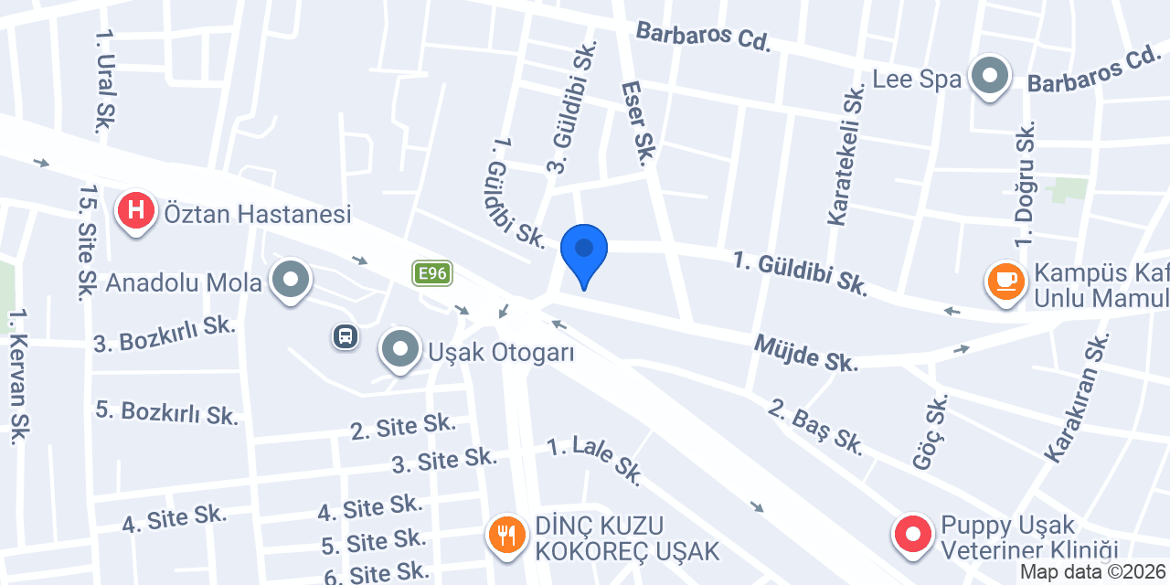 Uşak 2 Çetmen konumu