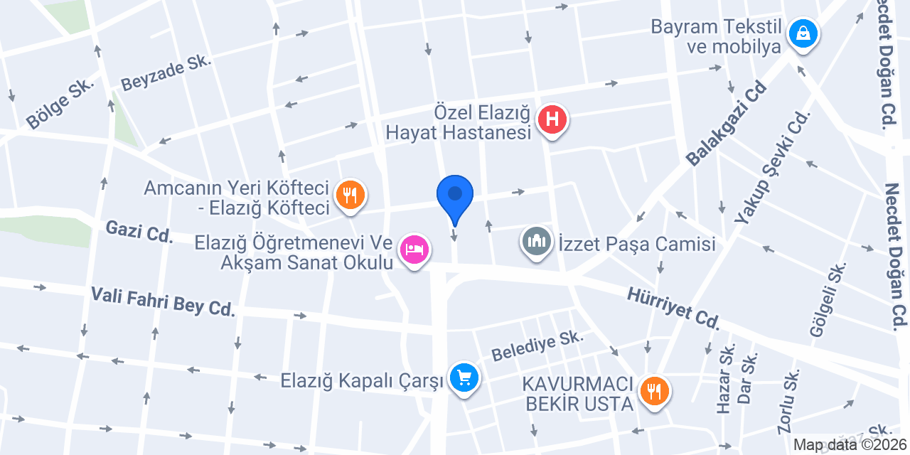 Evge Ticaret konumu