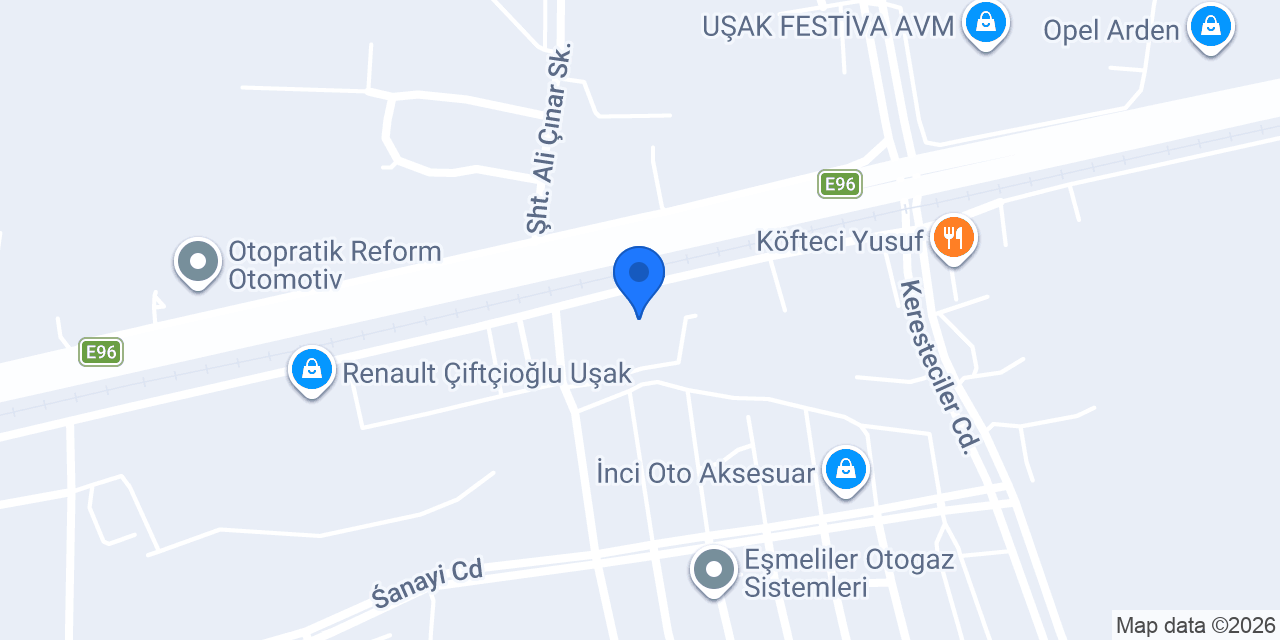 Sabah Oto Servis konumu