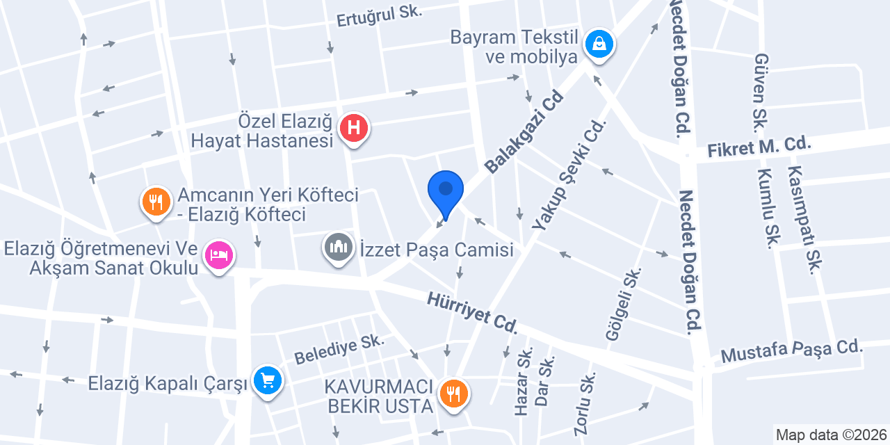 Solmaz Et Ve Şarküteri konumu