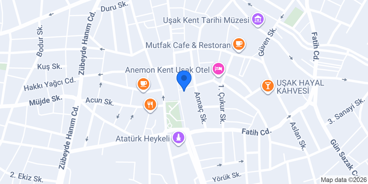 Diş Hekimi Burhan Ceylan konumu
