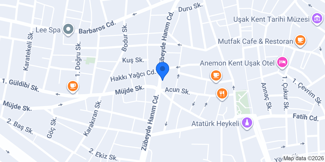 Elvan Lens Optik konumu
