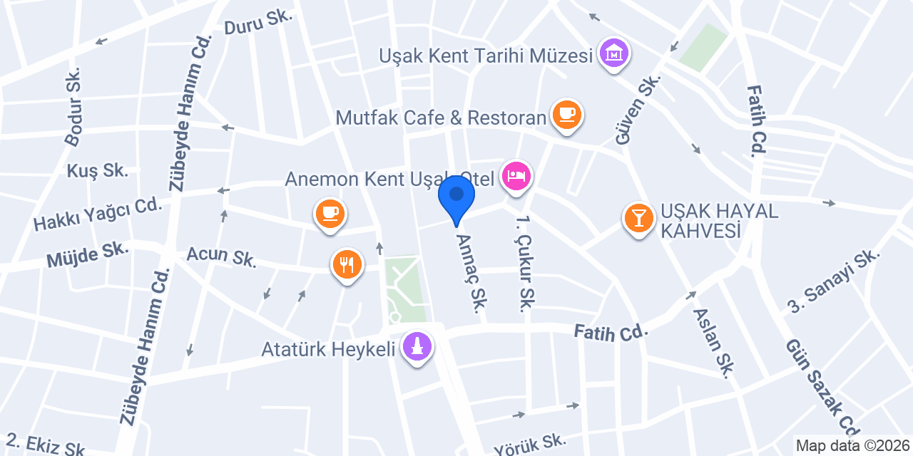 Eğitim-İş Sendikası Uşak Şubesi konumu