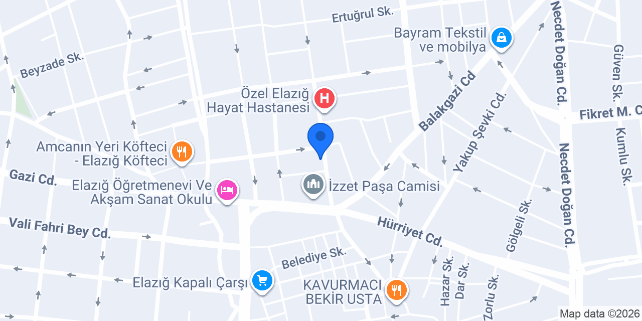 Nargile Çayevi konumu