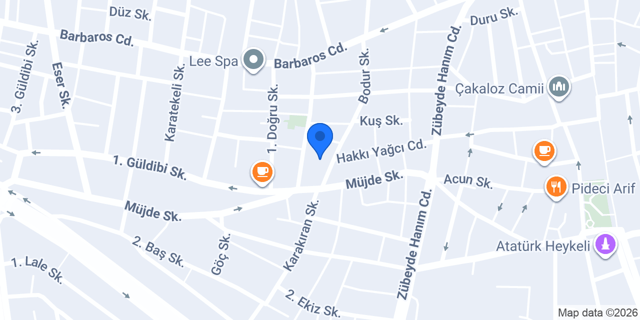 Efor Erkek Kuaförü konumu
