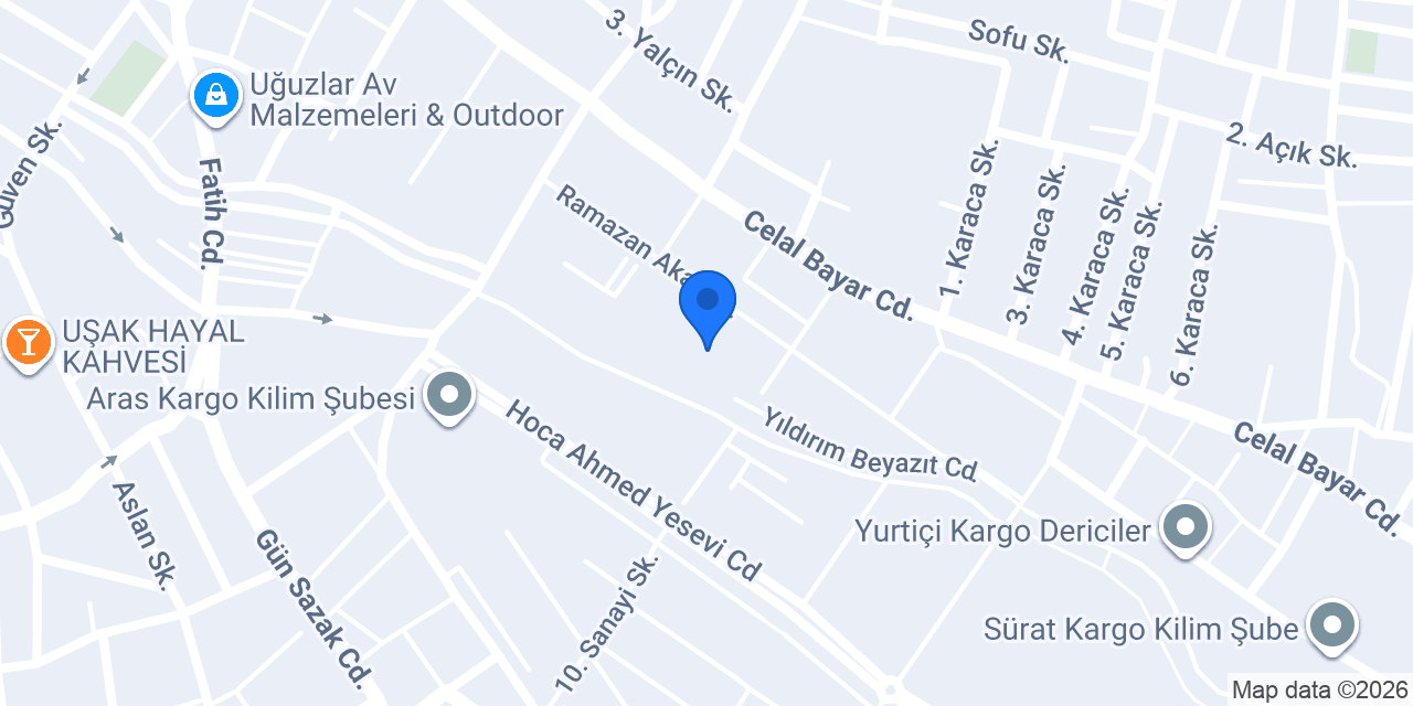 AHENK DÖNER konumu