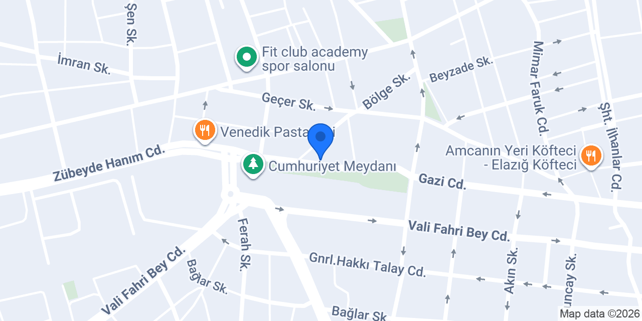 Asil Çiçek Sarayı konumu