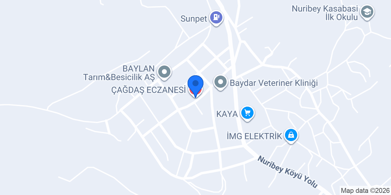 ÇAĞDAŞ ECZANESİ konumu