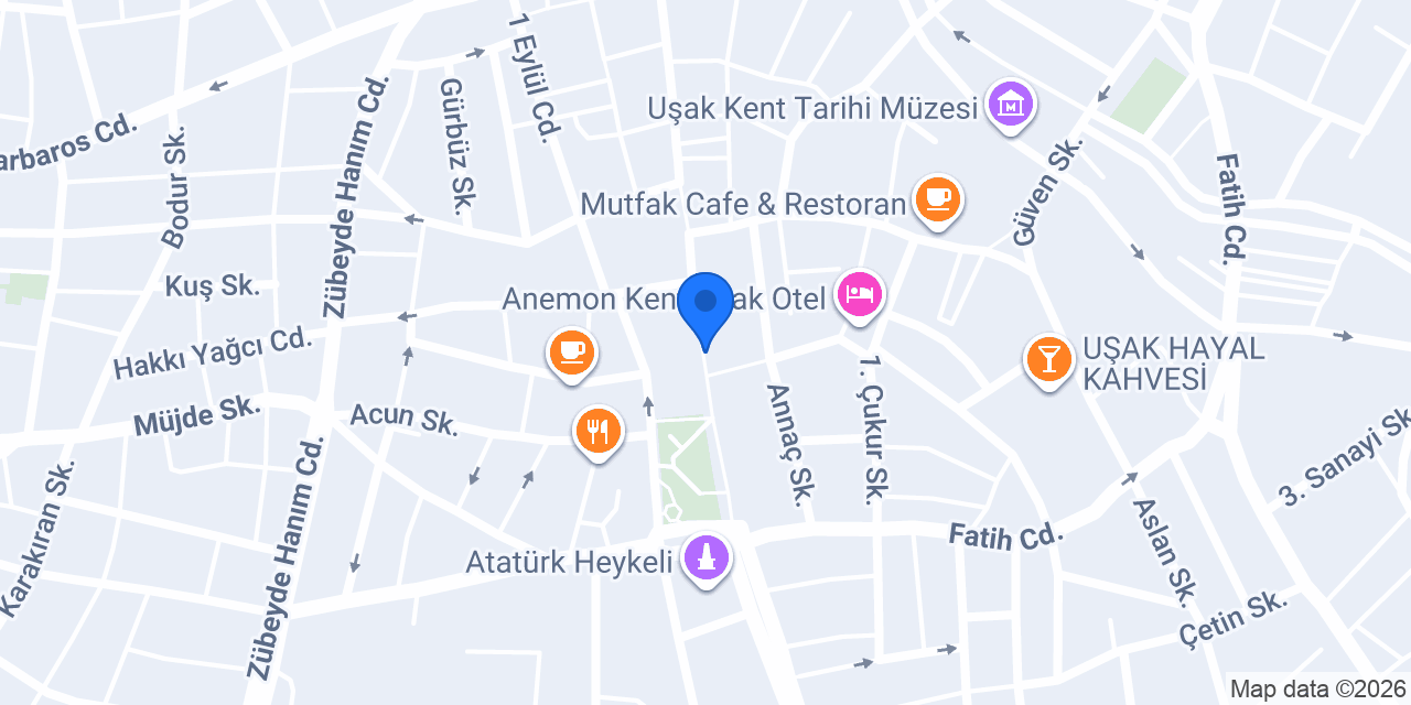 Çakmak Hukuk Bürosu konumu