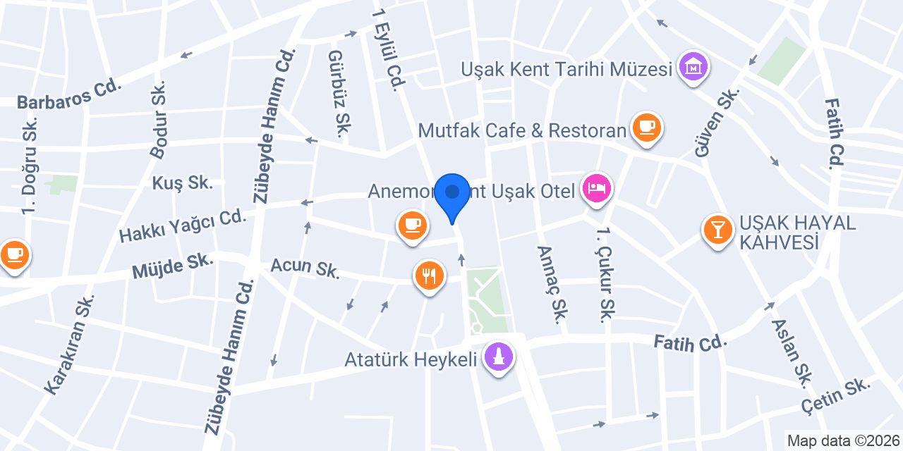 Şeker Optik konumu