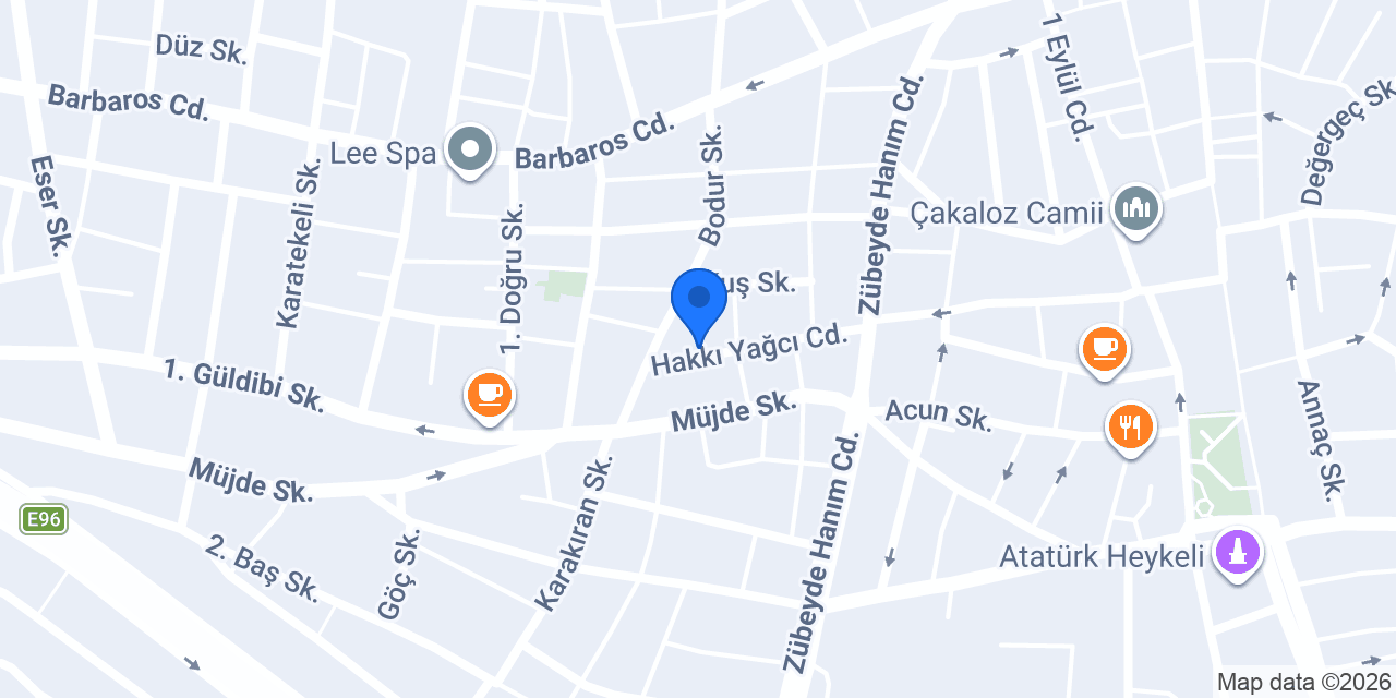 Murat Akbudak Erkek Kuaförü konumu