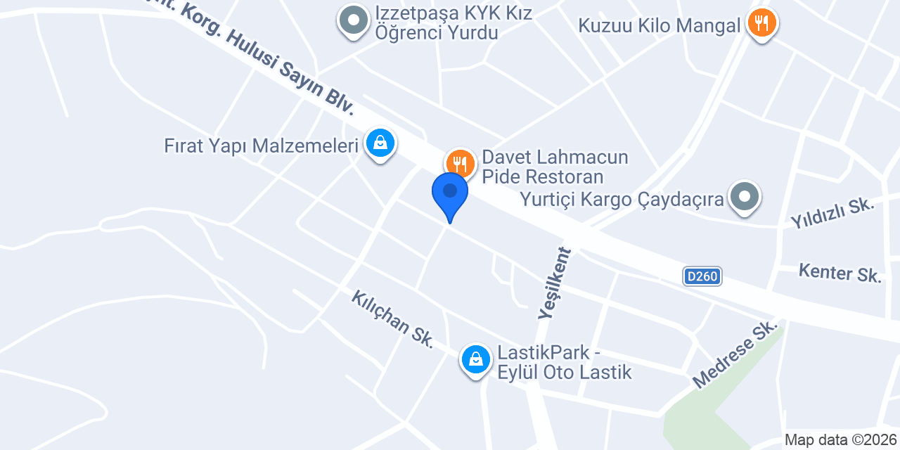 Hazar Medikal konumu