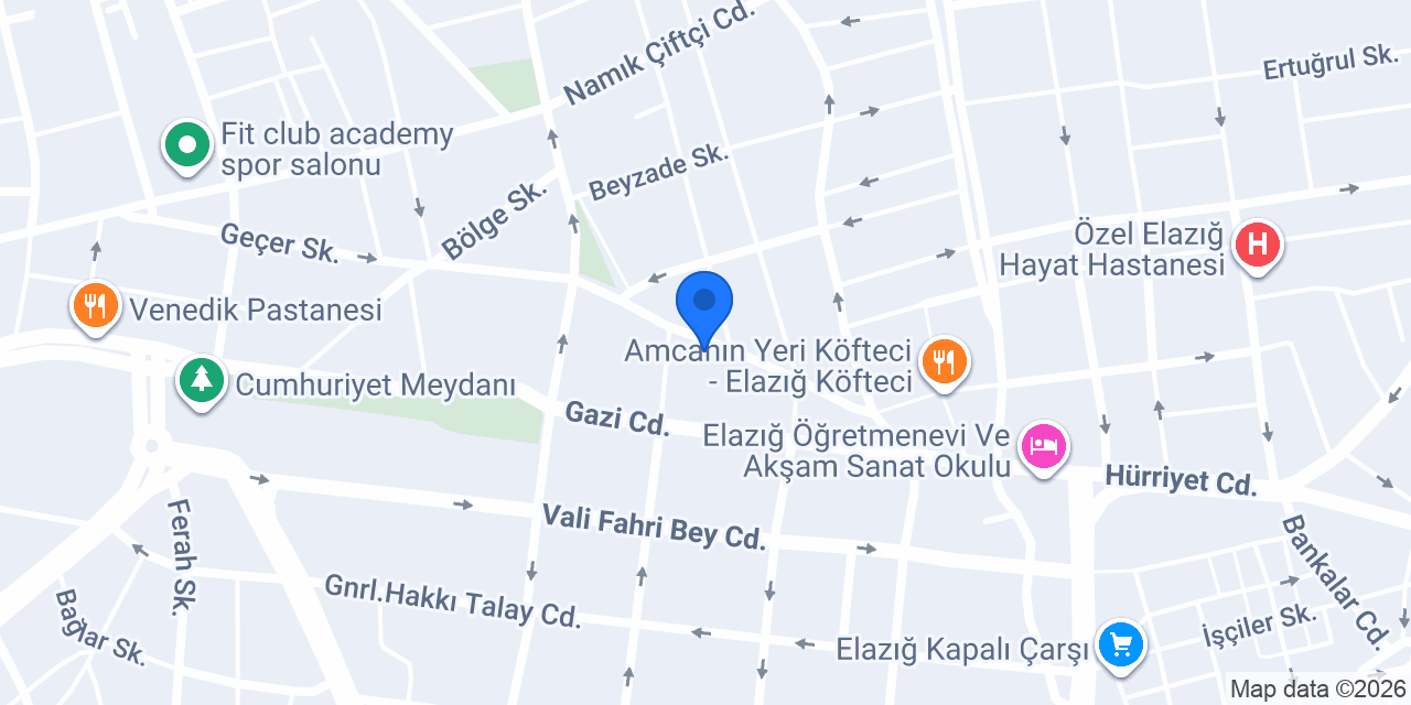 ARİF TİCARET konumu