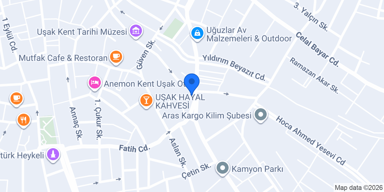 Güngör Oto Aksesuar konumu