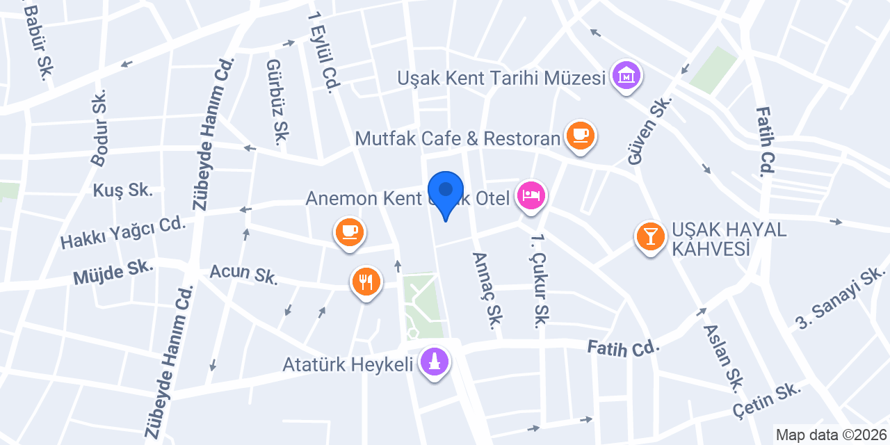 QNB Uşak Şubesi konumu