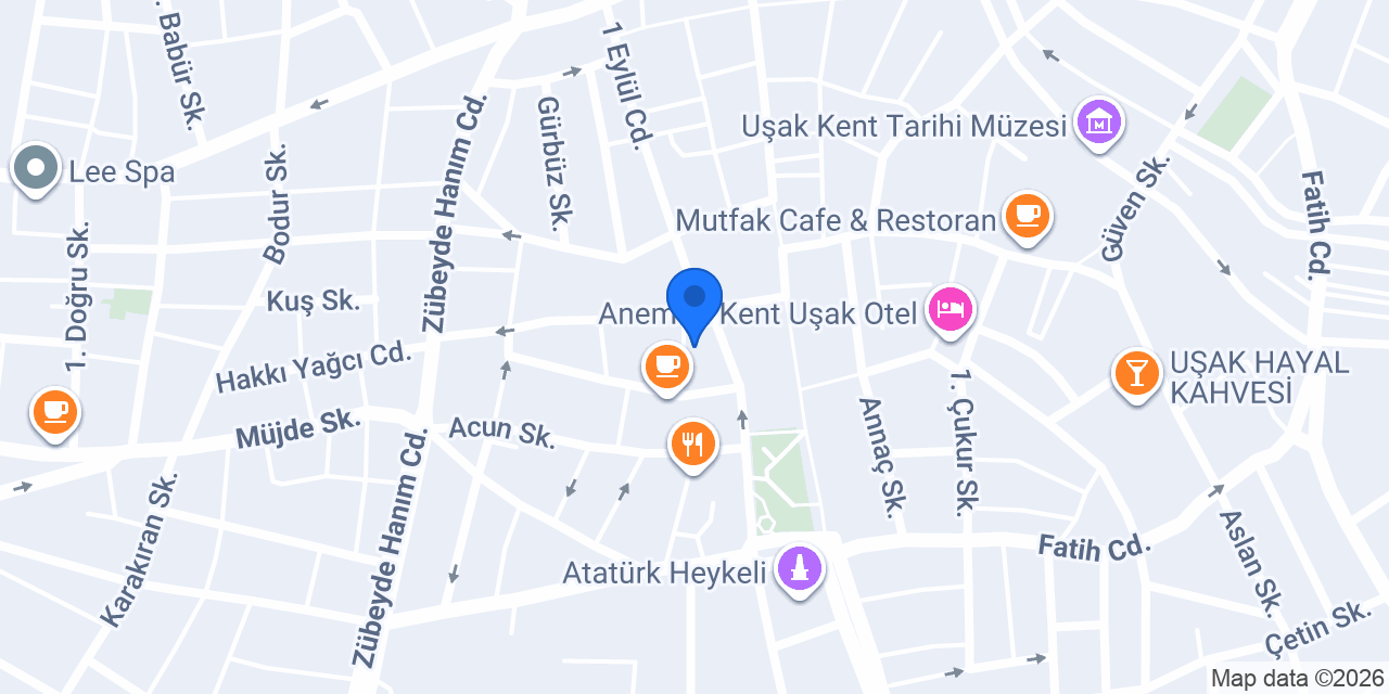 Arabulucu Avukat Necati Özdemir konumu