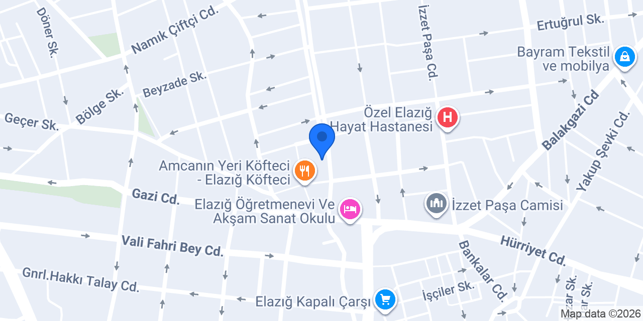 Çevikoğlu Baklava konumu