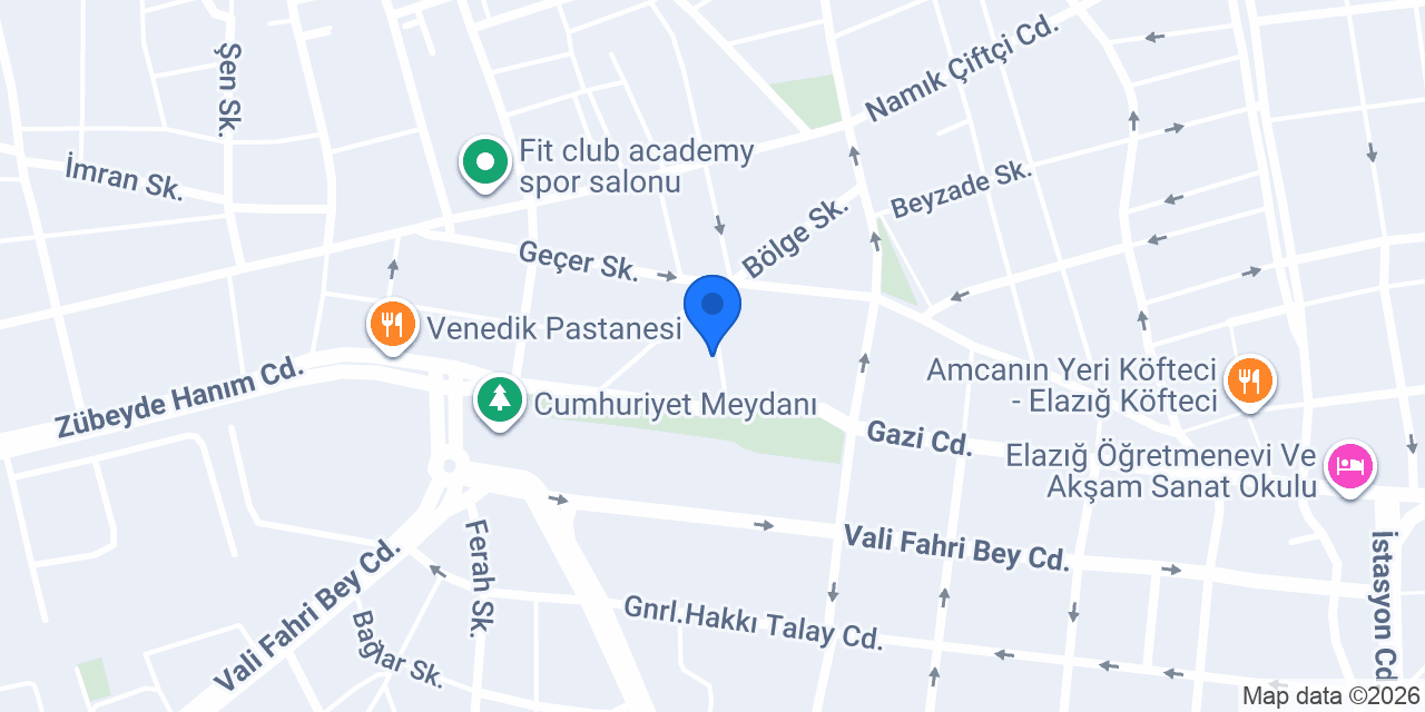 Çaydaçıra Sigorta Elazığ konumu