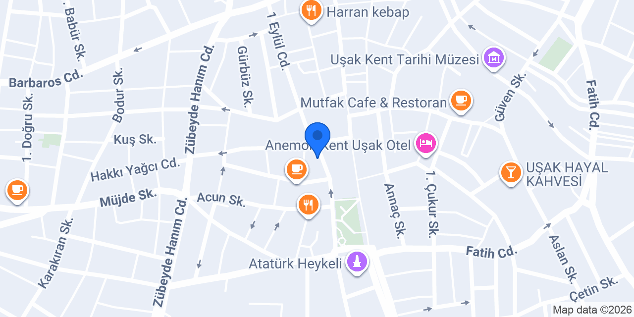 Uşak 4. Noterliği konumu