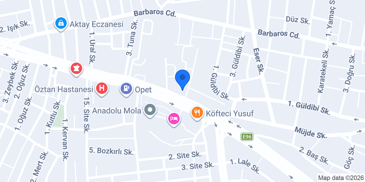 UŞAK İL ÖZEL İDARESİ konumu