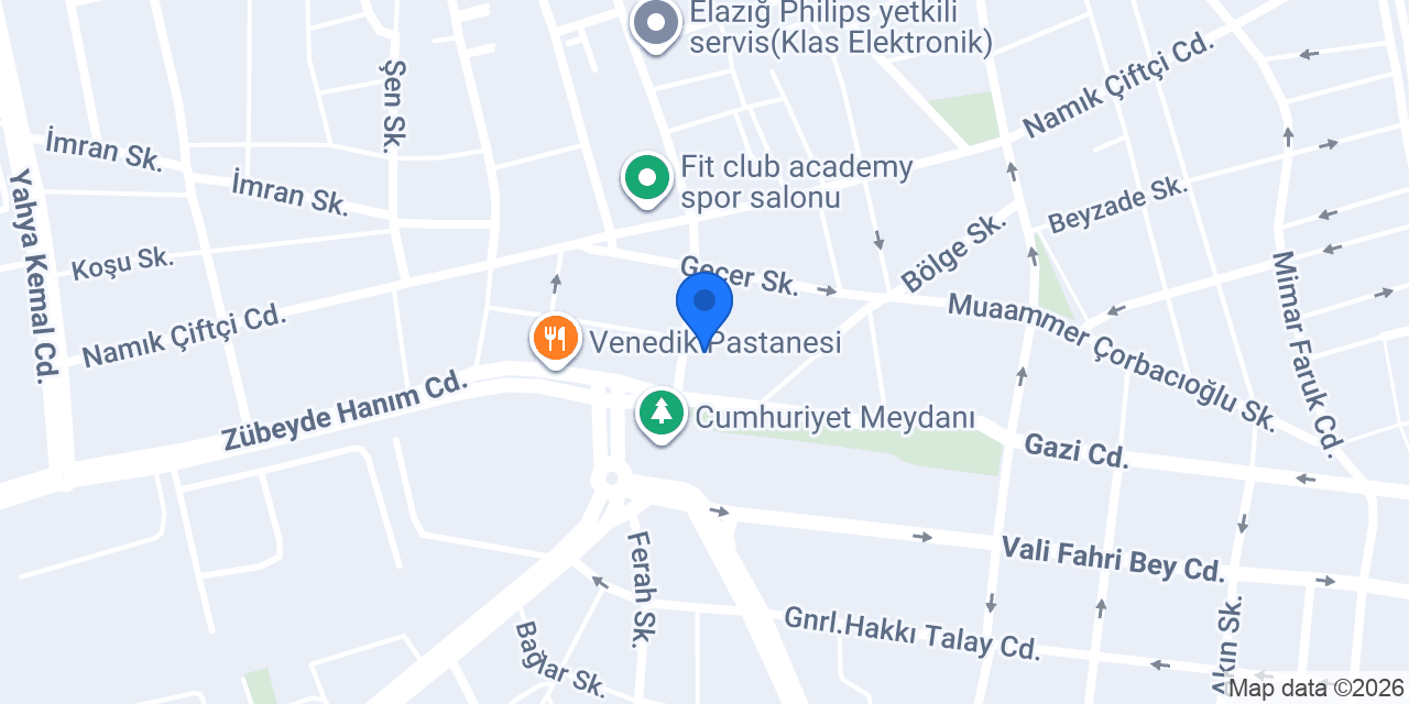 ELAZIĞ ÖZGÜVEN SİGORTA konumu