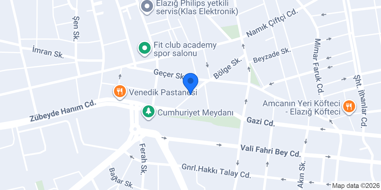 ŞİFA TEKSTİL ÖNLÜK FORMA VE İŞ ELBİSELERİ konumu
