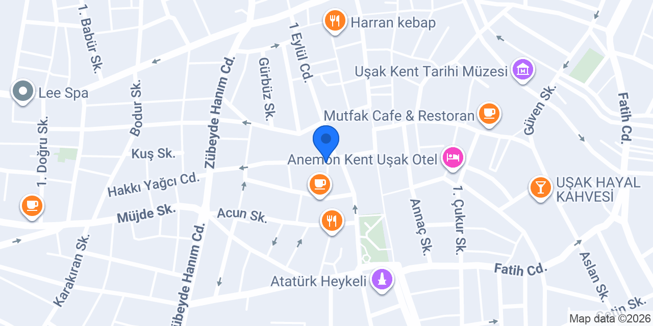 Maral aksesuar konumu