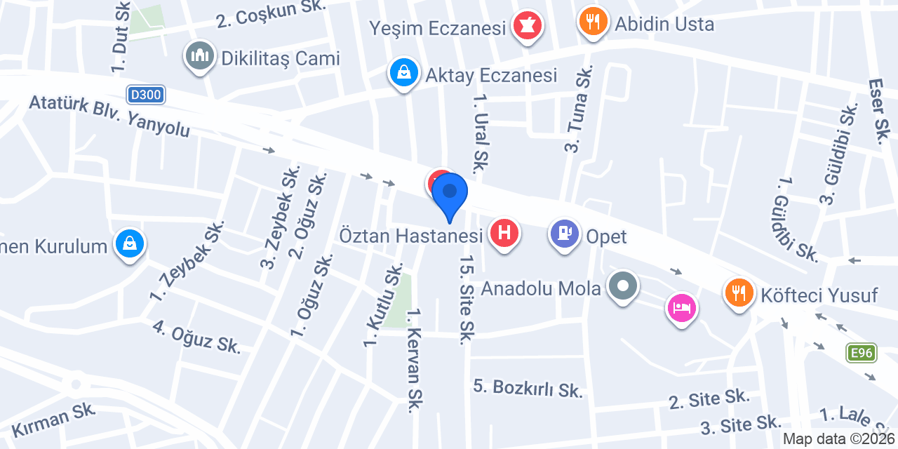 TÜRKAN OPTİK konumu