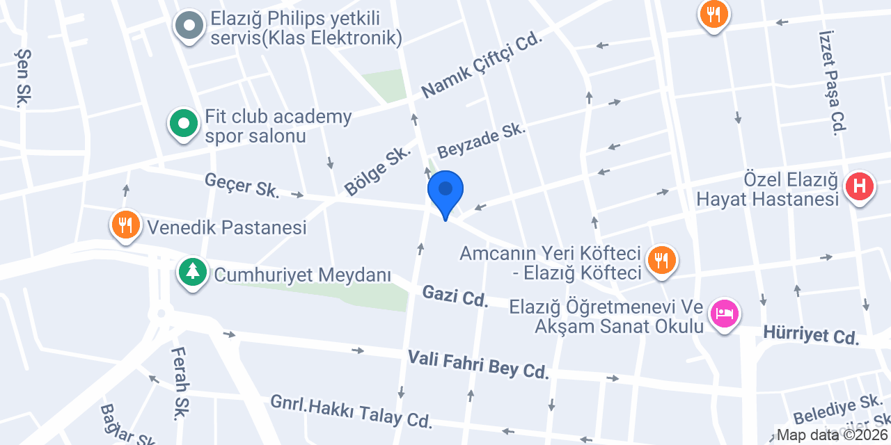 Tek Kebap Salonu konumu
